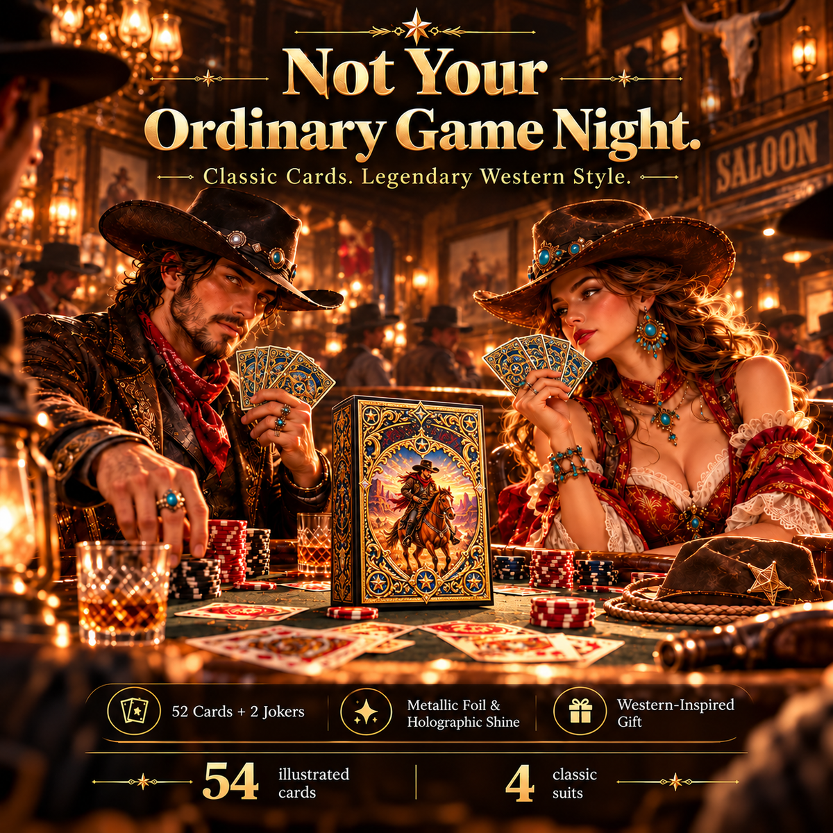🤠Christmas Holiday Cheer Playing Cards