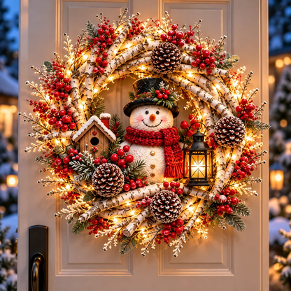 LAST DAY 70% OFF - Birch Cardinal Wreath