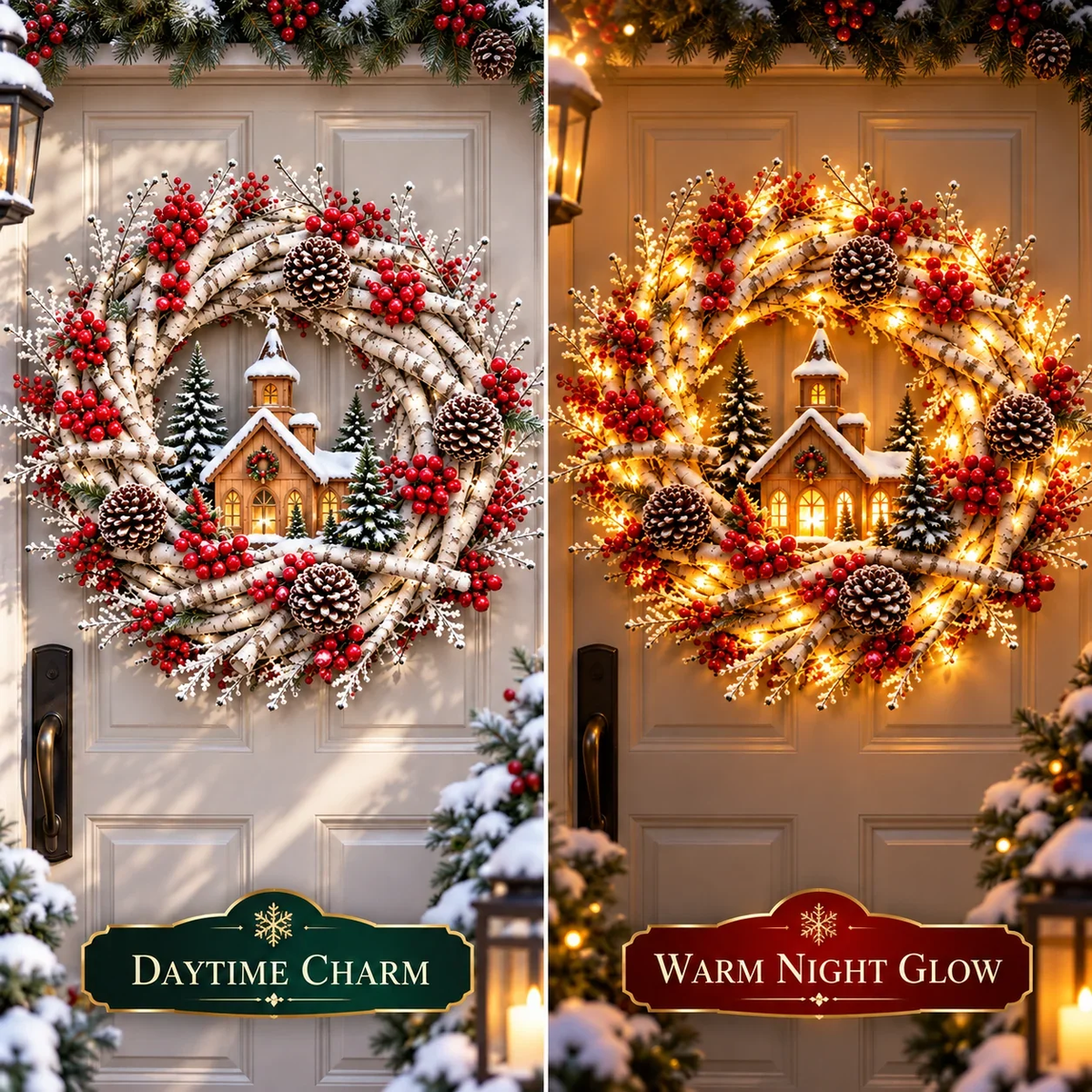 LAST DAY 70% OFF - Birch Cardinal Wreath