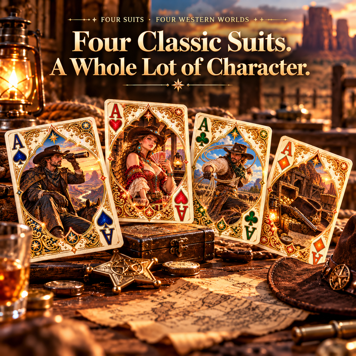 🤠Christmas Holiday Cheer Playing Cards