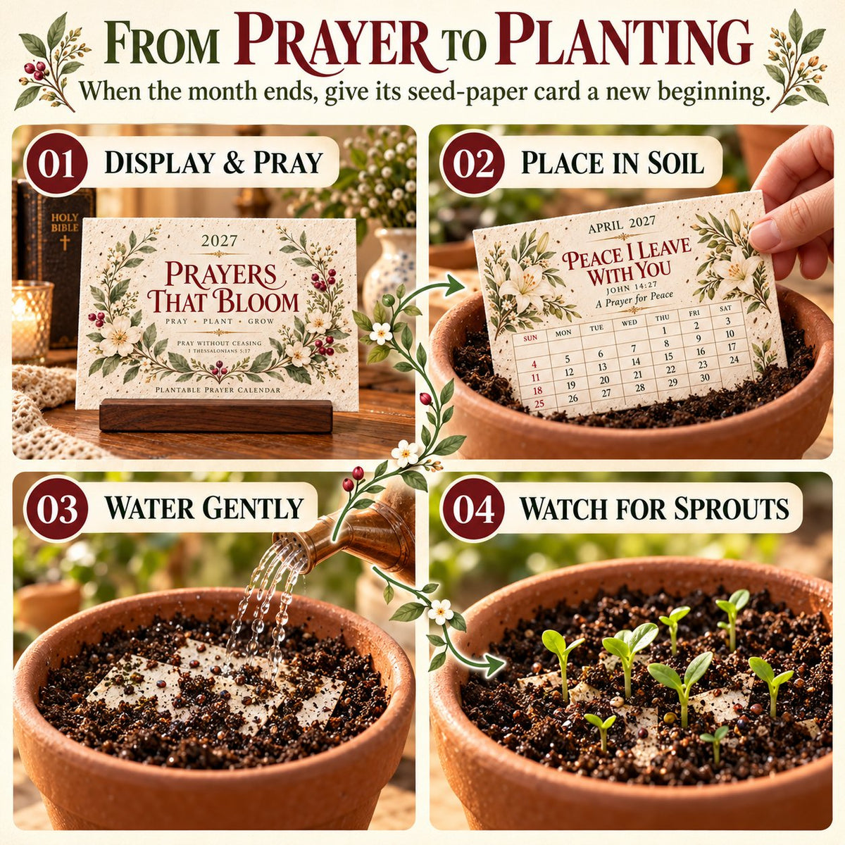 ⏳ Last Day 49% OFF – 🌱 2027 Prayers That Bloom Plantable Prayer Calendar
