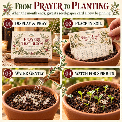 ⏳ Last Day 49% OFF – 🌱 2027 Prayers That Bloom Plantable Prayer Calendar