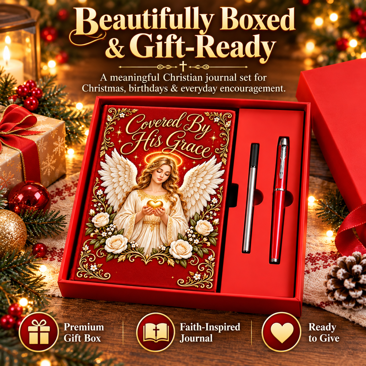 🎁 A Meaningful Gift Of Faith-Christian Journal Gift Box
