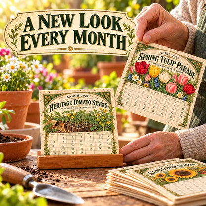 🌱 2027 Heirloom Garden Plantable Seed Calendar🌼