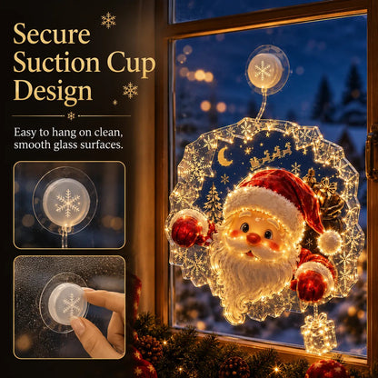 🎄Lighted Christmas Window Decoration with Suction Cup