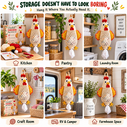 Crochet Animal Bag Holder DIY Kit – BUY 2 FREE SHIPPING
