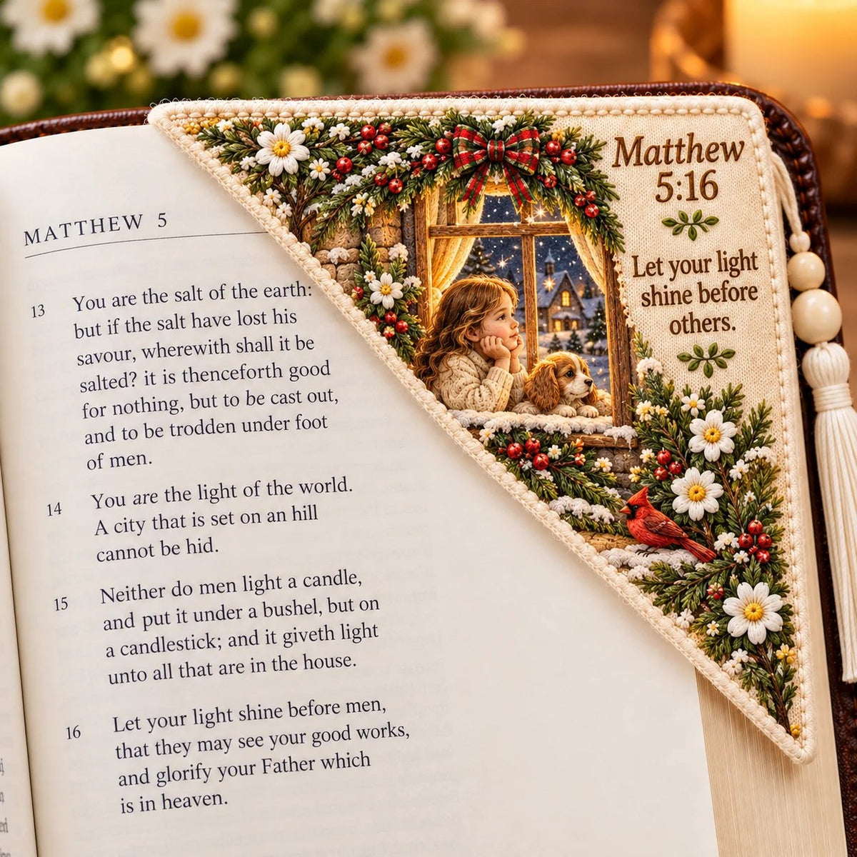 🔥LAST DAY 50% OFF - ✝️ Embroidered Bible Corner Bookmarks