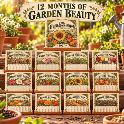 🌱 2027 Heirloom Garden Plantable Seed Calendar🌼