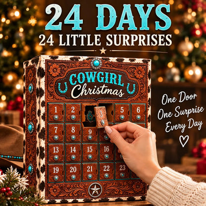 🤠24-Day Cowgirl Christmas Countdown Calendar(✨Buy 2 Free Shipping)