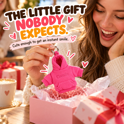 🎁Last Day 49% OFF🔥A Little Squeeze of Calm: Mini Hoodie Stress Ball Keychain 🧸🔑