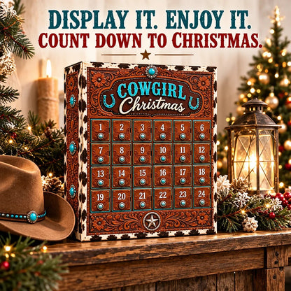 🤠24-Day Cowgirl Christmas Countdown Calendar(✨Buy 2 Free Shipping)