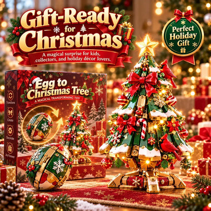 🔥 LAST DAY 49% OFF 🔥 Egg-to-Christmas Tree Magical Transforming Toy