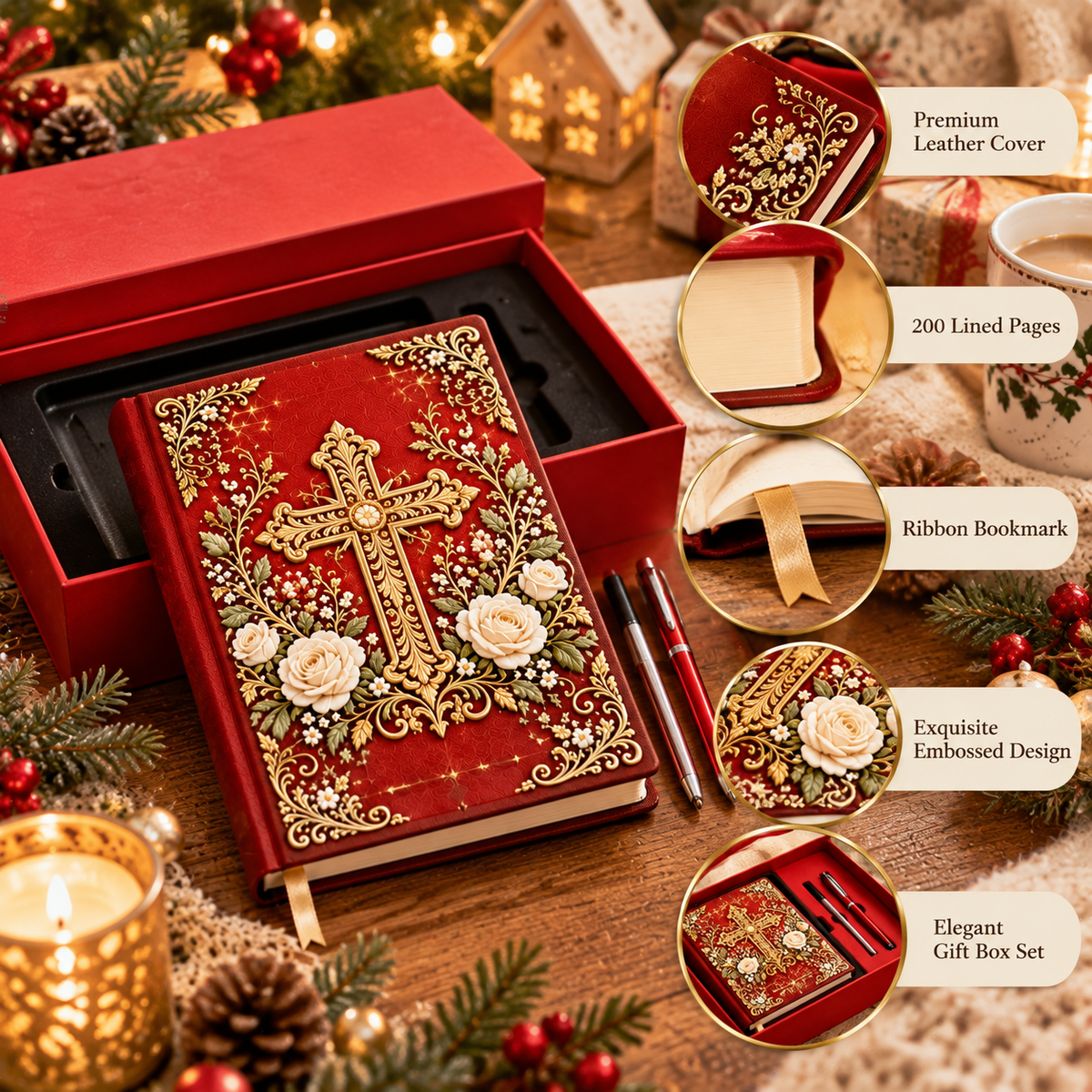 🎁 A Meaningful Gift Of Faith-Christian Journal Gift Box