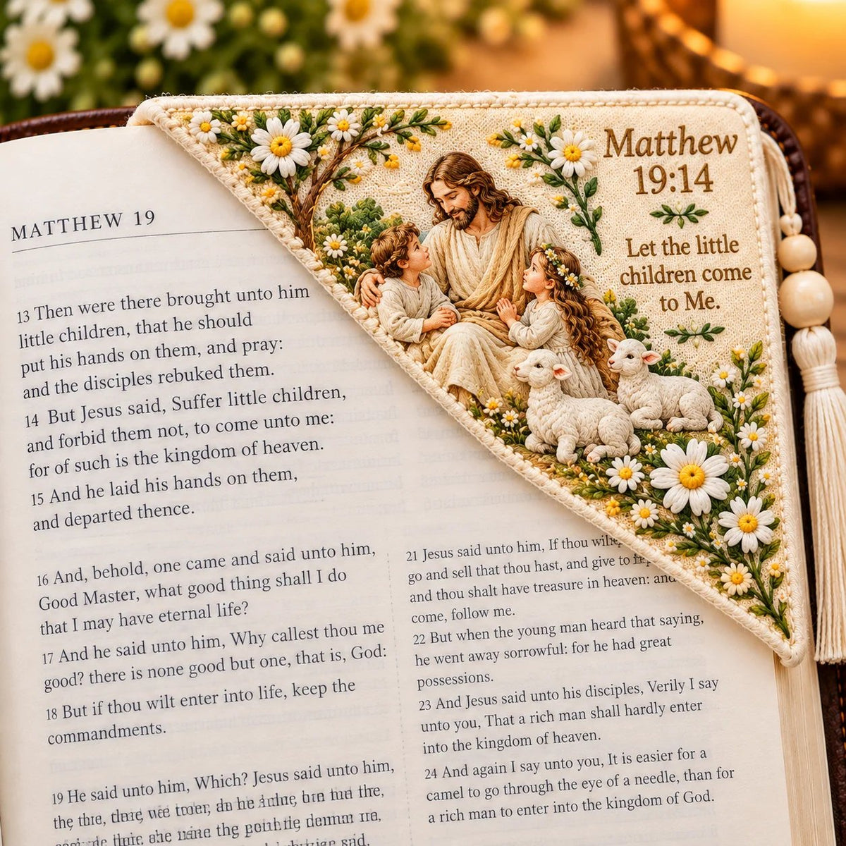 🔥LAST DAY 50% OFF - ✝️ Embroidered Bible Corner Bookmarks