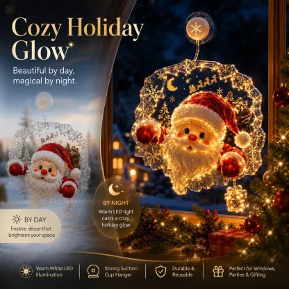 🎄Lighted Christmas Window Decoration with Suction Cup