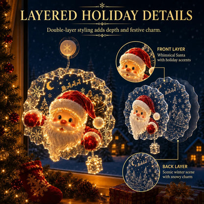 🎄Lighted Christmas Window Decoration with Suction Cup