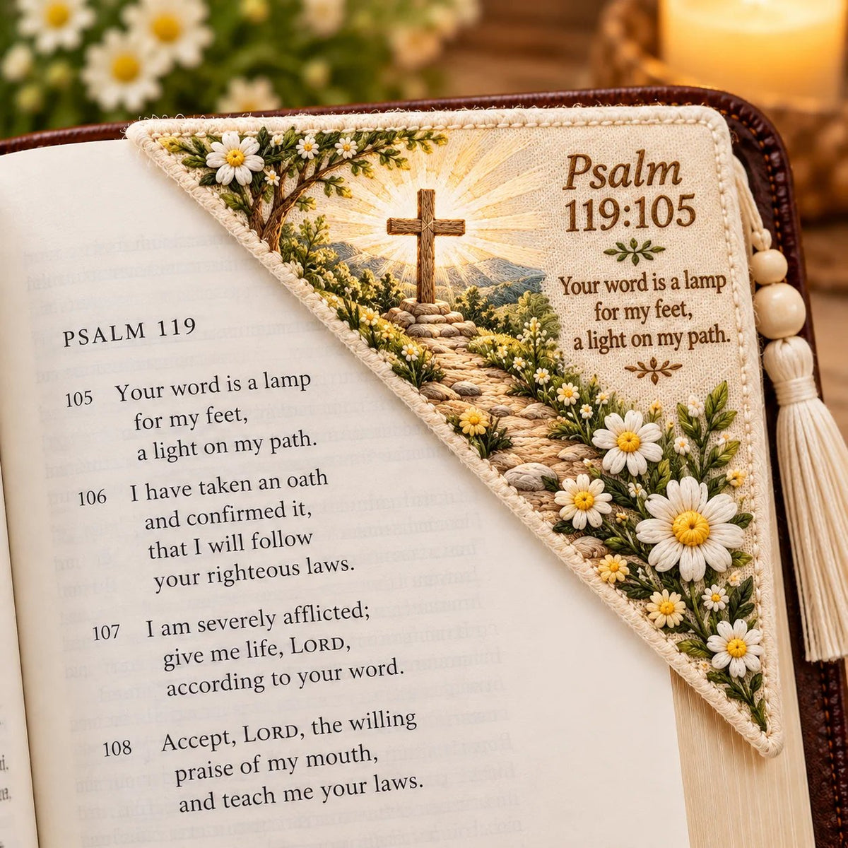 🔥LAST DAY 50% OFF - ✝️ Embroidered Bible Corner Bookmarks