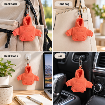 🎁Last Day 49% OFF🔥A Little Squeeze of Calm: Mini Hoodie Stress Ball Keychain 🧸🔑