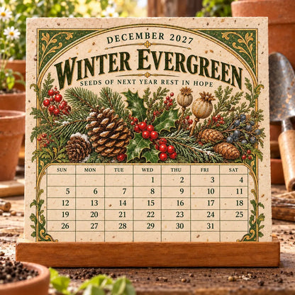🌱 2027 Heirloom Garden Plantable Seed Calendar🌼