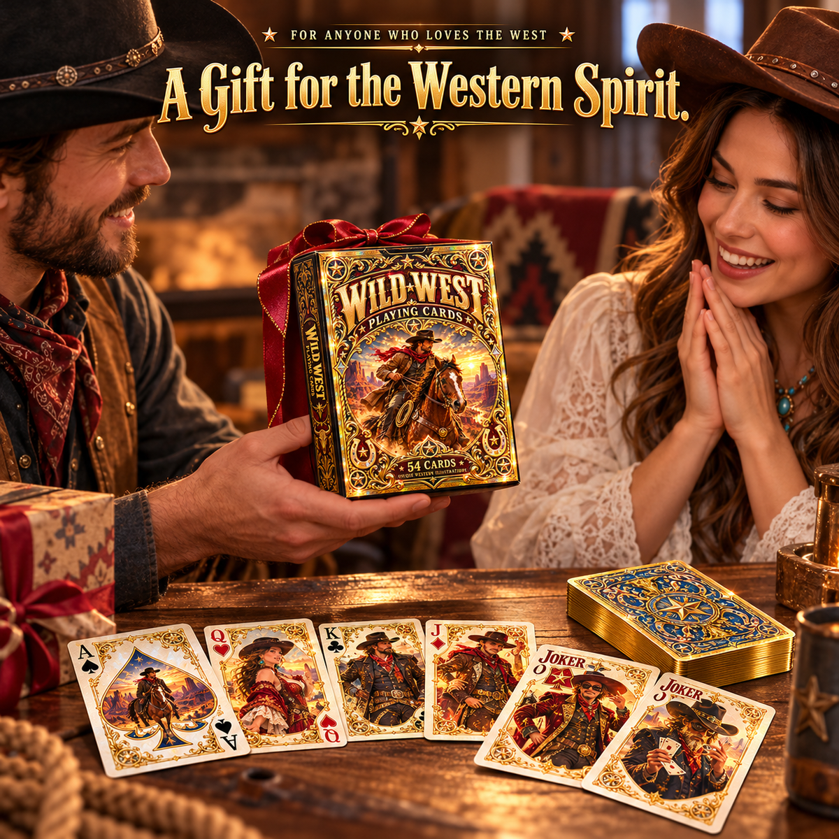 Christmas Holiday Cheer Playing Cards