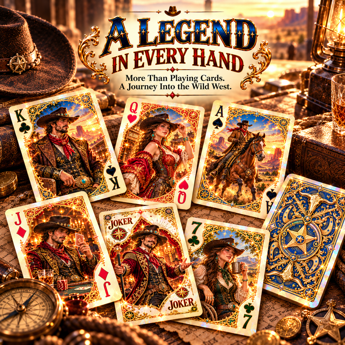 Christmas Holiday Cheer Playing Cards
