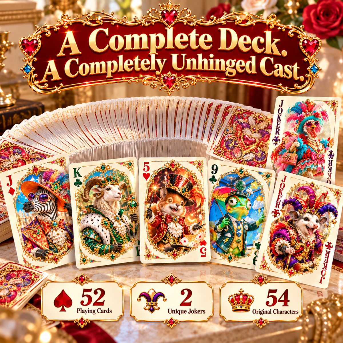 THE UNHINGED ANIMAL DECK — THE CHAOS FASHION SHOW