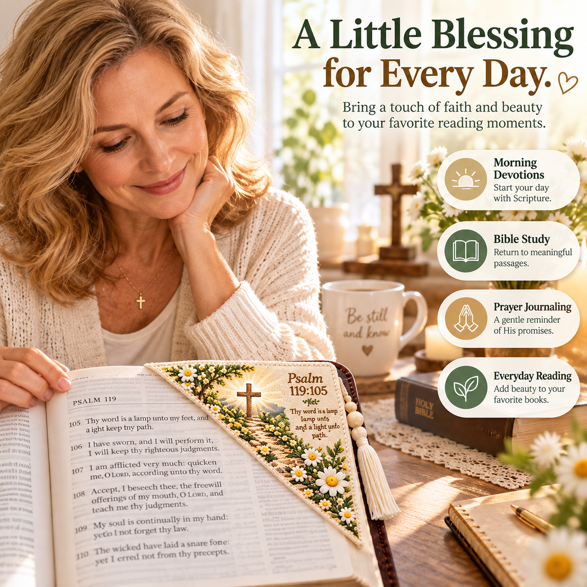 🔥LAST DAY 50% OFF - ✝️ Embroidered Bible Corner Bookmarks