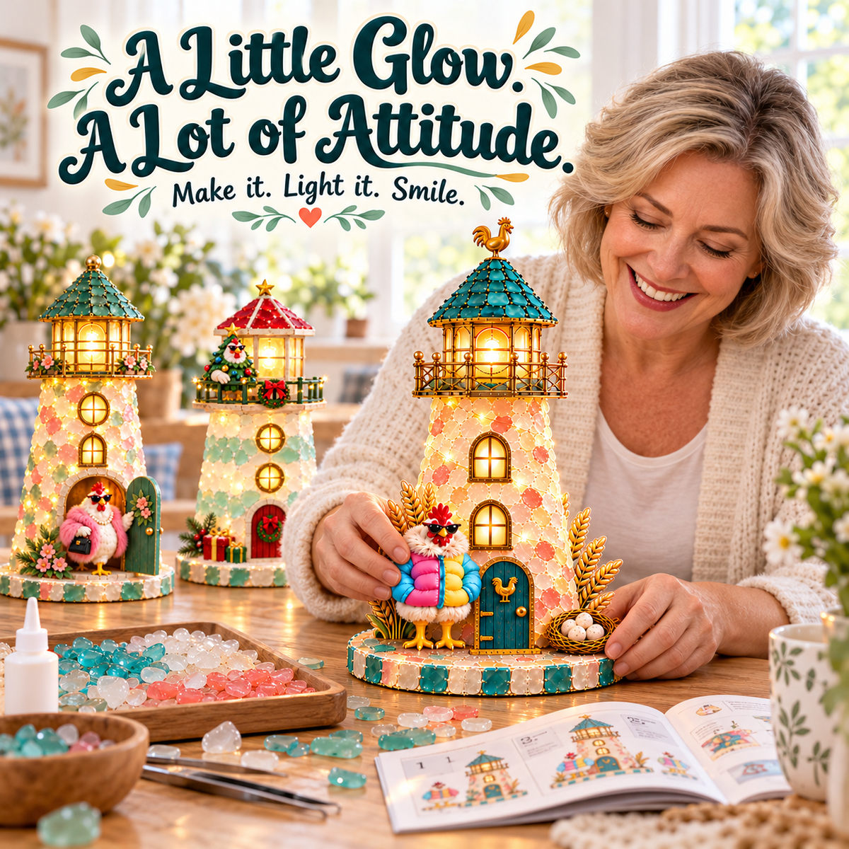 Chicken Lighthouse Diy Kits