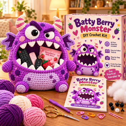 Clutter Munchers Hungry Monster DIY Crochet Storage Buddies 👾🧶