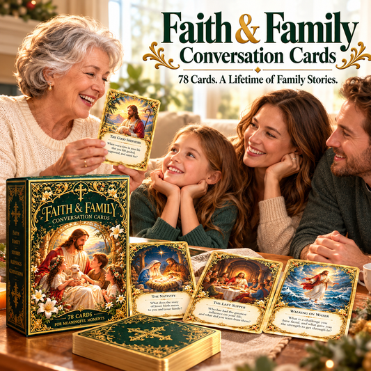 Faith & Family™ – 78 Bible-Inspired Conversation Cards