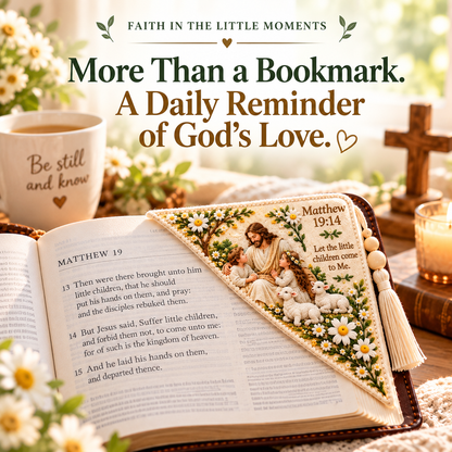 🔥LAST DAY 50% OFF - ✝️ Embroidered Bible Corner Bookmarks