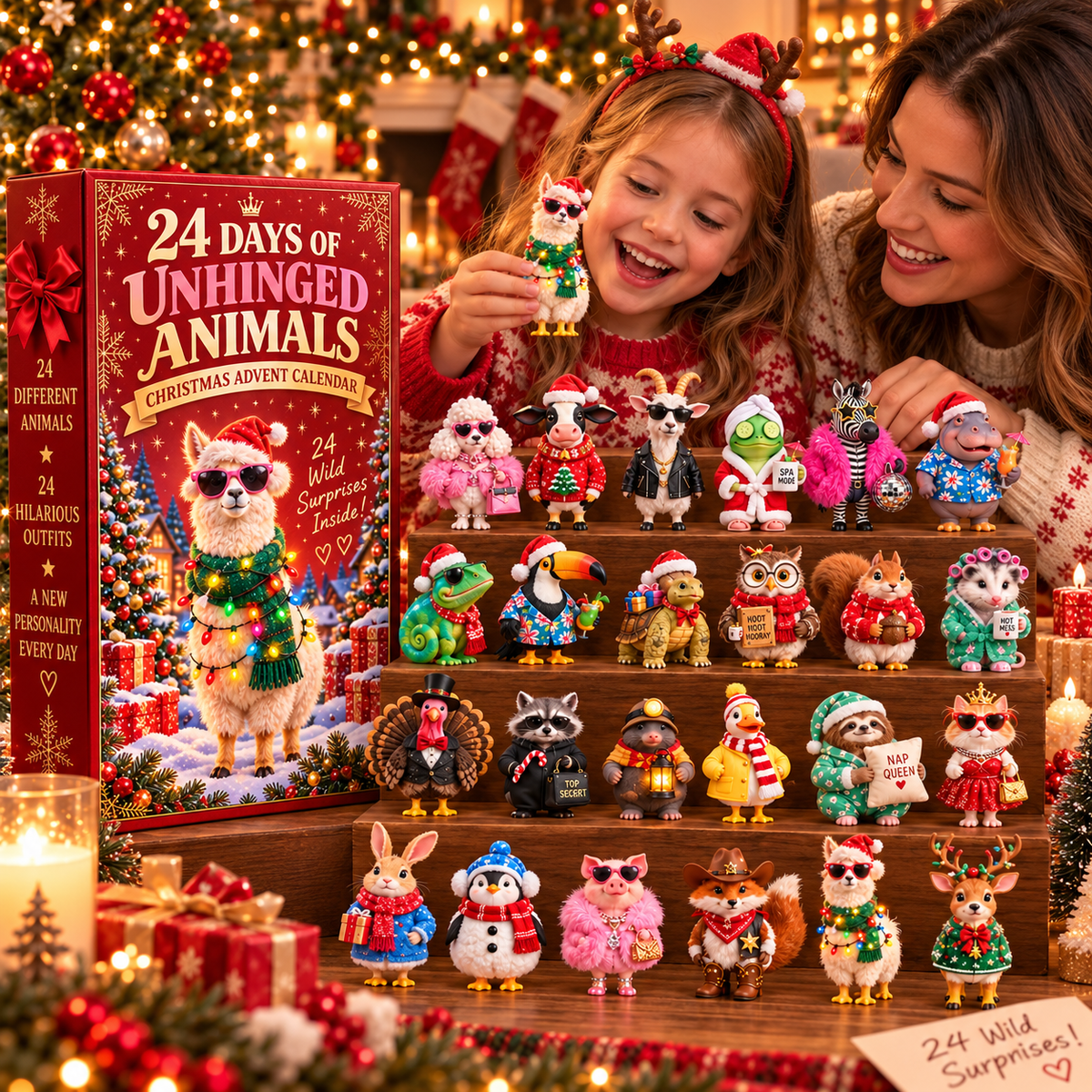 🔥😂Unhinged animals – 24-Day Christmas Advent Calendar
