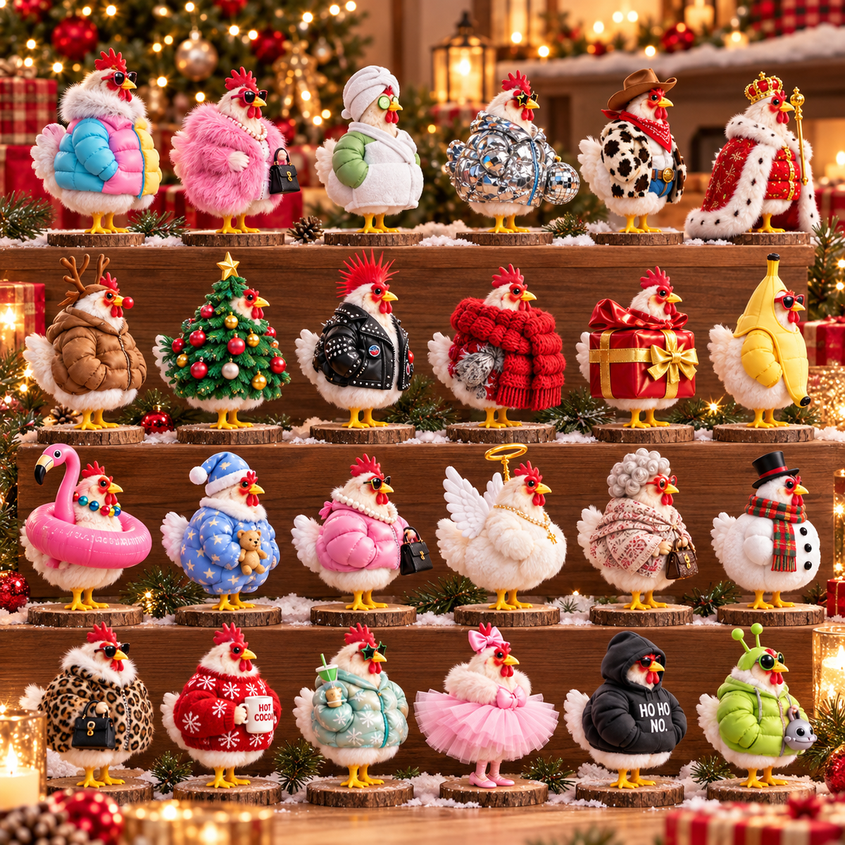 🔥😂Sassy Clucks – 24-Day Christmas Advent Calendar