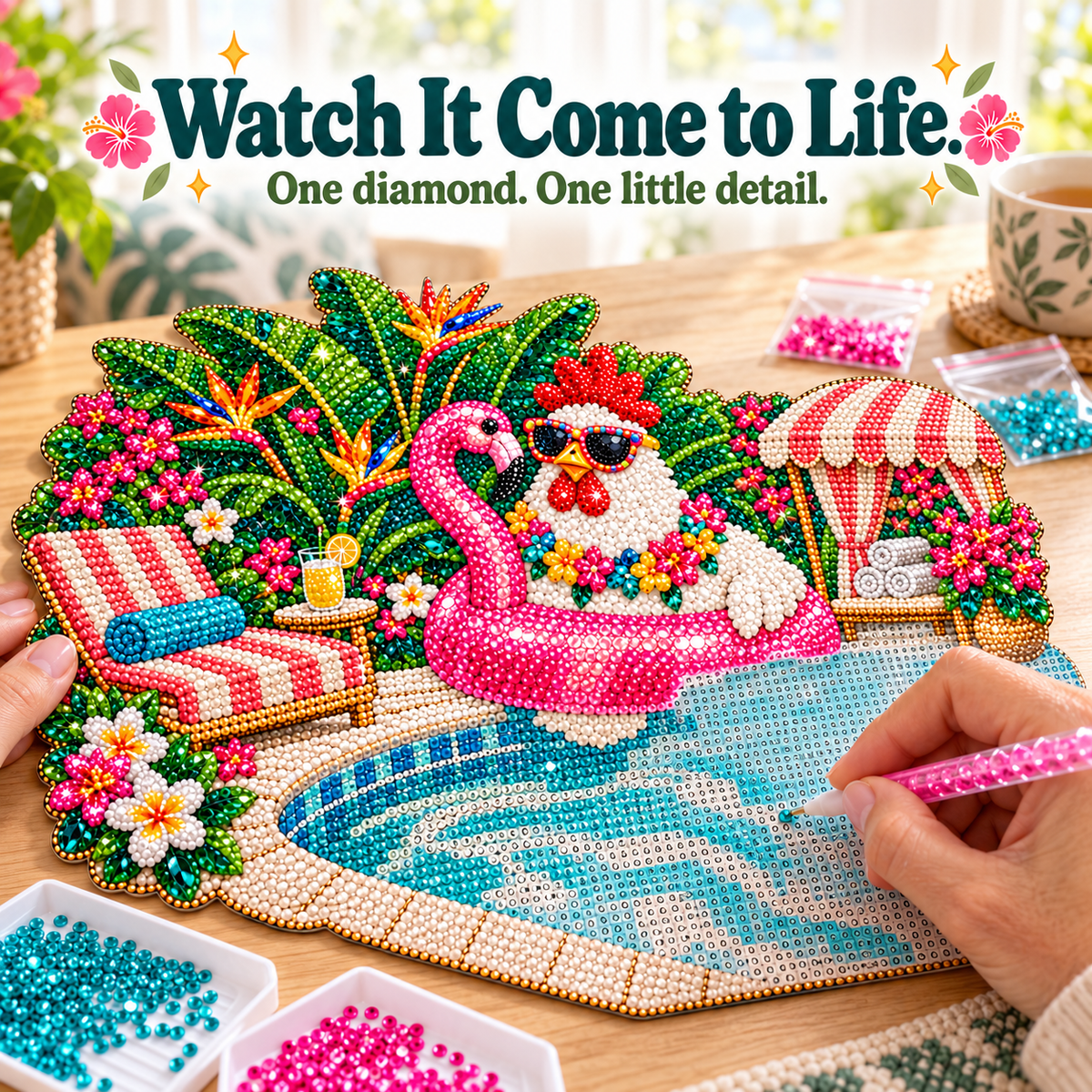 🐔Sassy Chicken Diamond Painting Kits