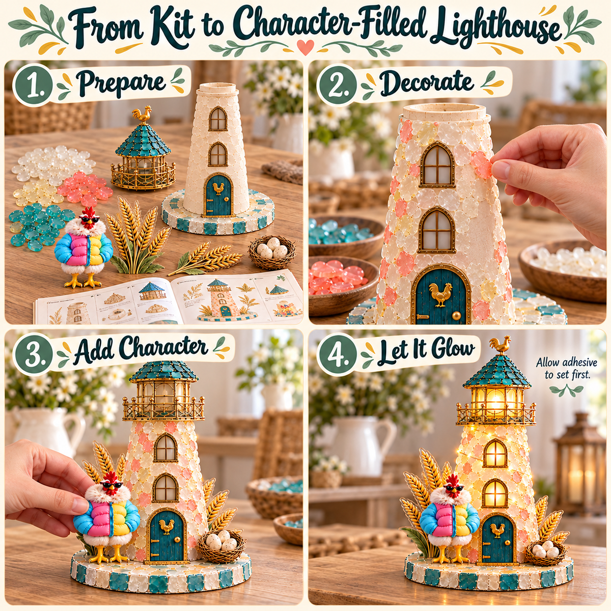 Chicken Lighthouse Diy Kits