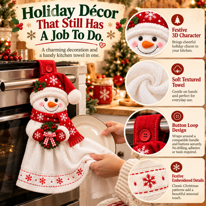Christmas Hanging Kitchen Hand Towel