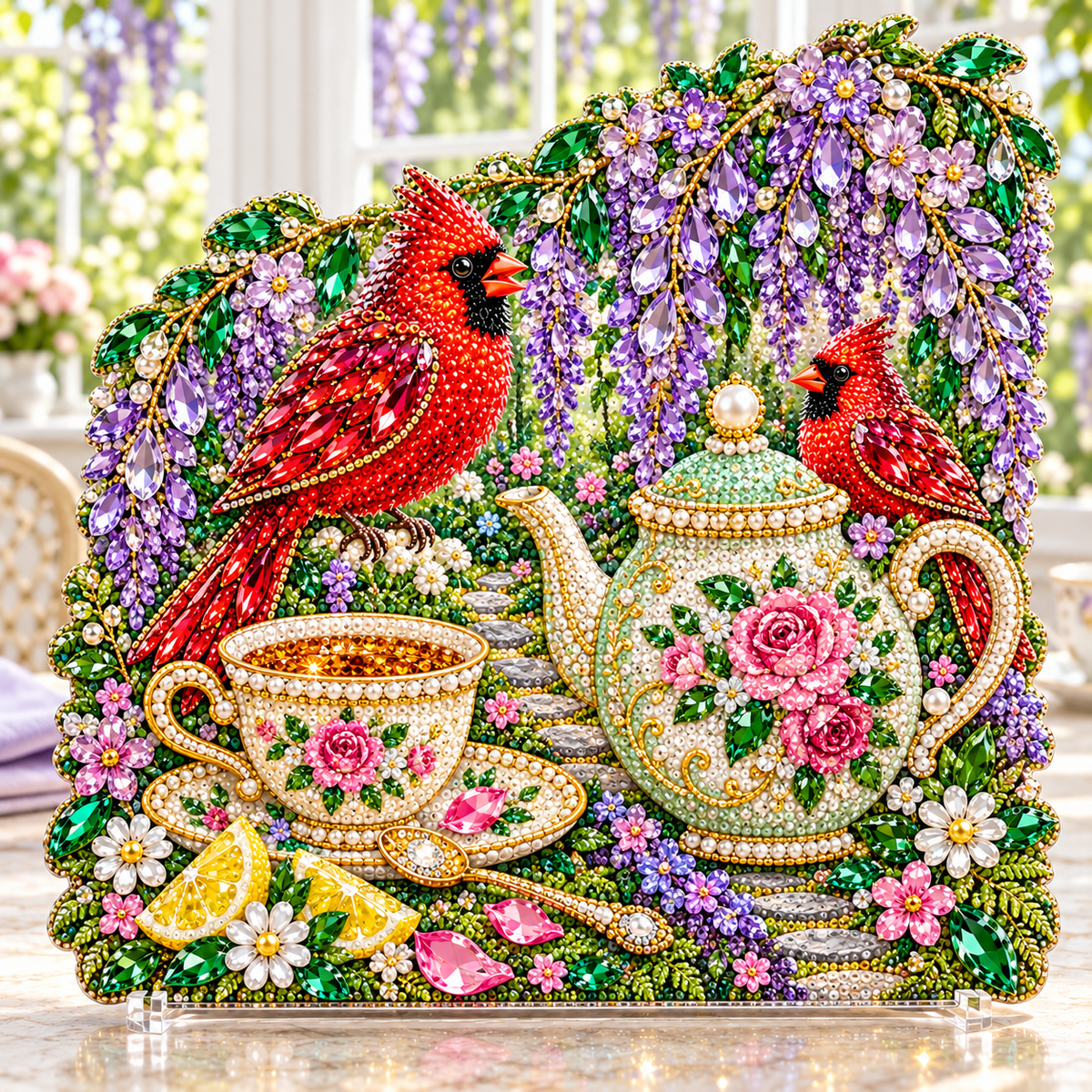🐦Cardinal Garden Diamond Art Kits