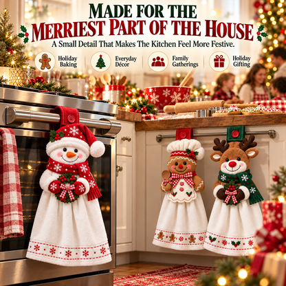 Christmas Hanging Kitchen Hand Towel
