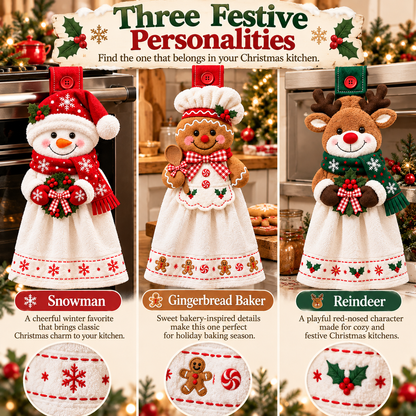 Christmas Hanging Kitchen Hand Towel