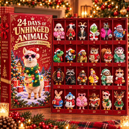 🔥😂Unhinged animals – 24-Day Christmas Advent Calendar