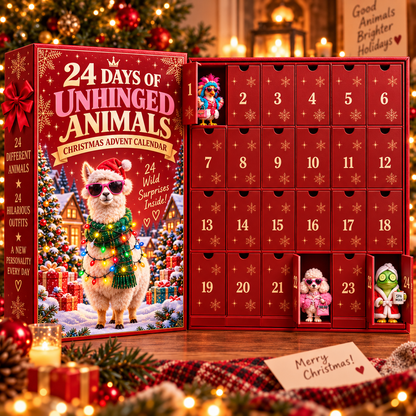 🔥😂Unhinged animals – 24-Day Christmas Advent Calendar