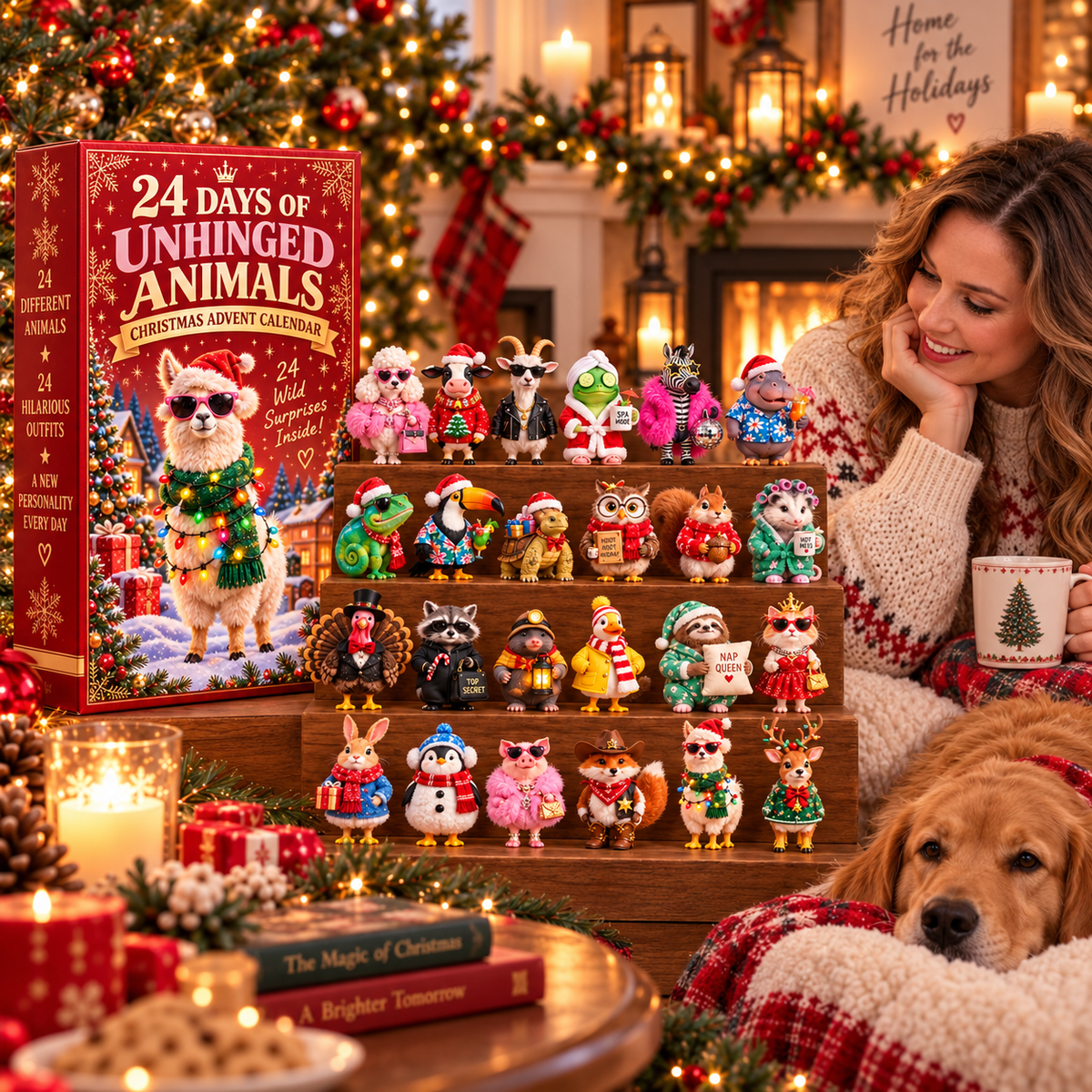 🔥😂Unhinged animals – 24-Day Christmas Advent Calendar