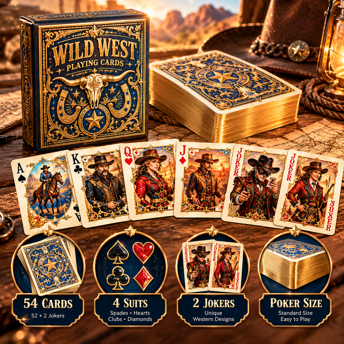 Christmas Holiday Cheer Playing Cards