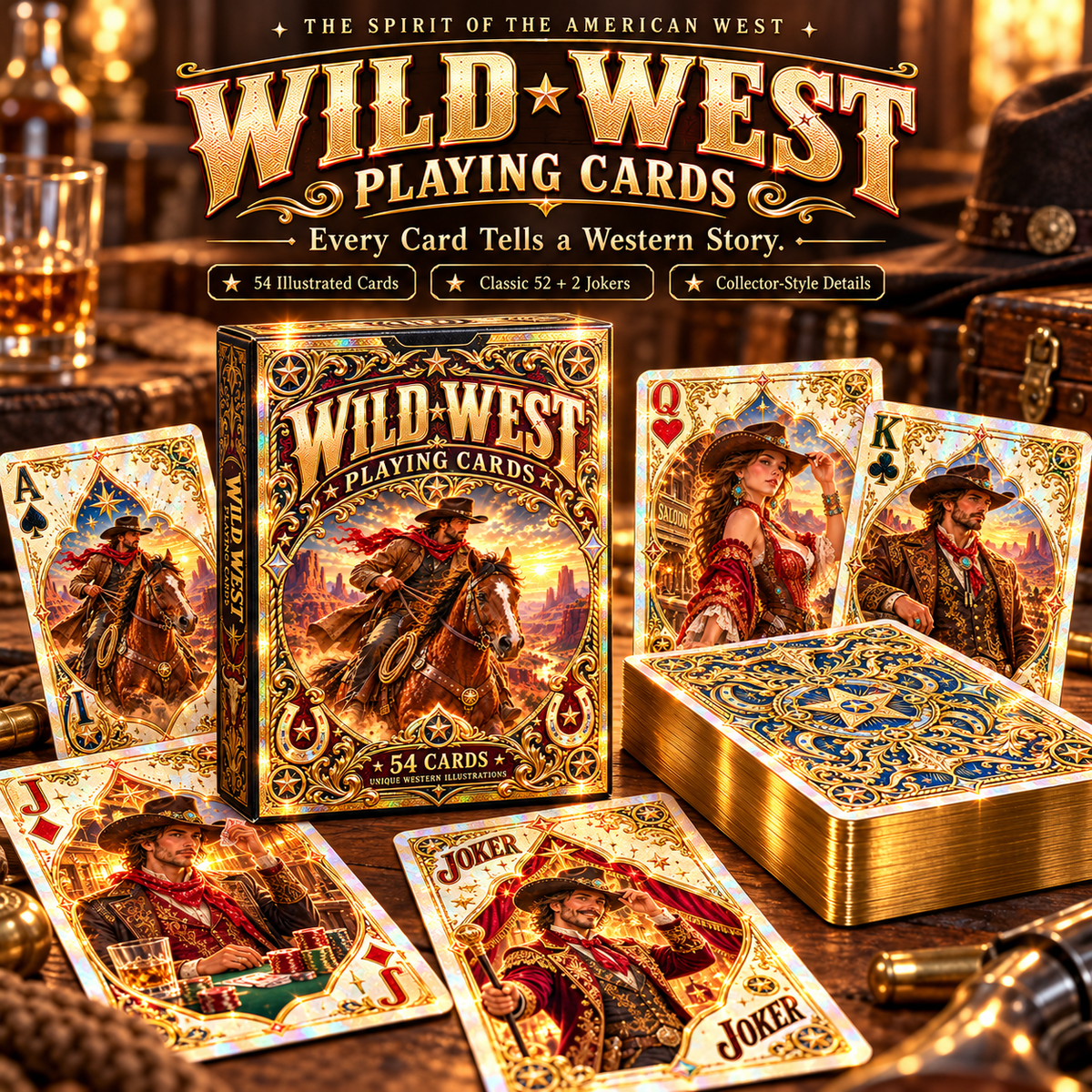 Christmas Holiday Cheer Playing Cards