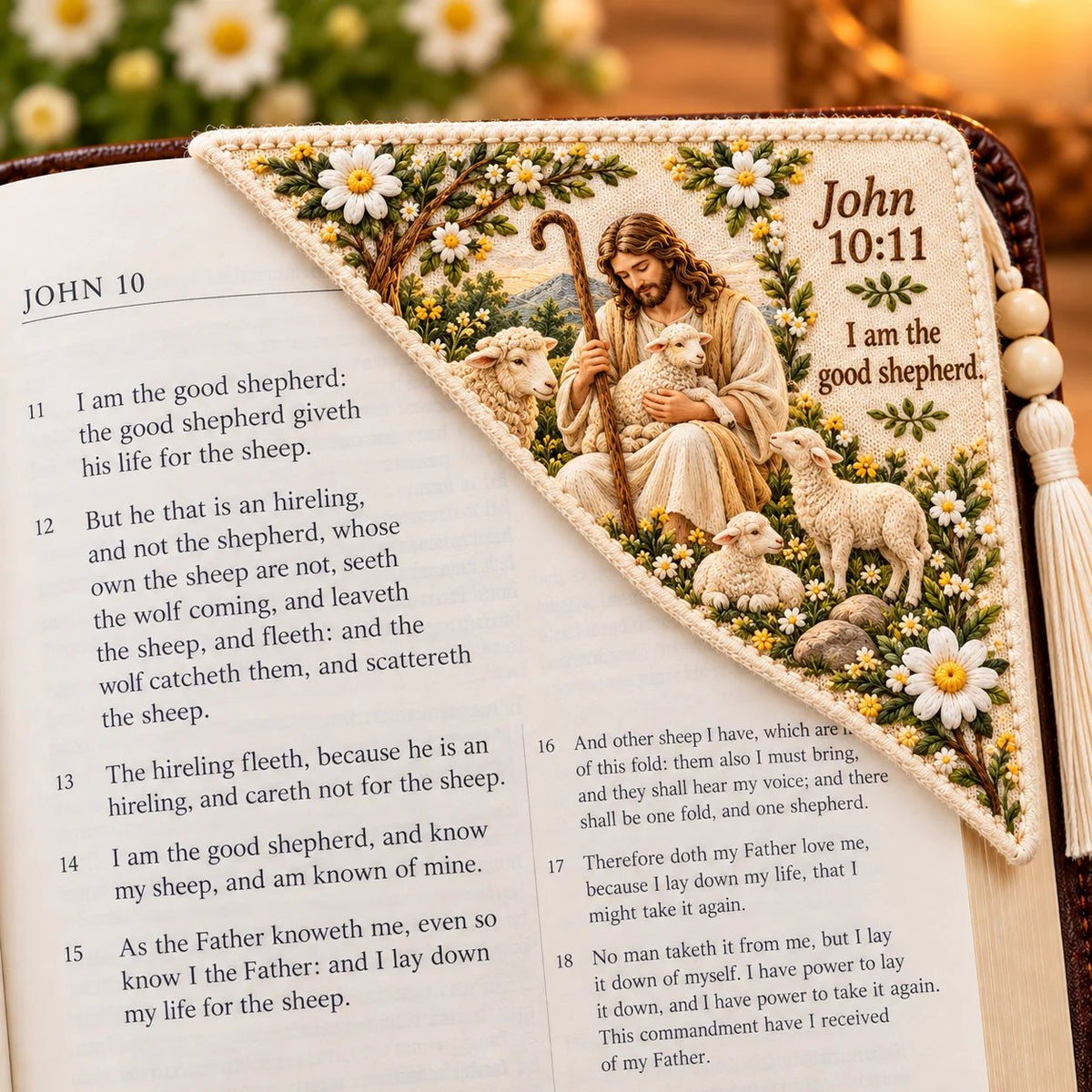 🔥LAST DAY 50% OFF - ✝️ Embroidered Bible Corner Bookmarks