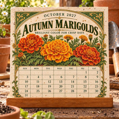 🌱 2027 Heirloom Garden Plantable Seed Calendar🌼