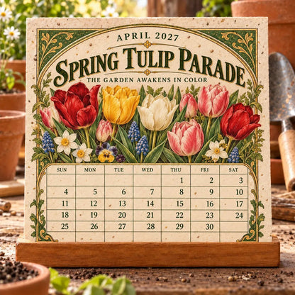 🌱 2027 Heirloom Garden Plantable Seed Calendar🌼