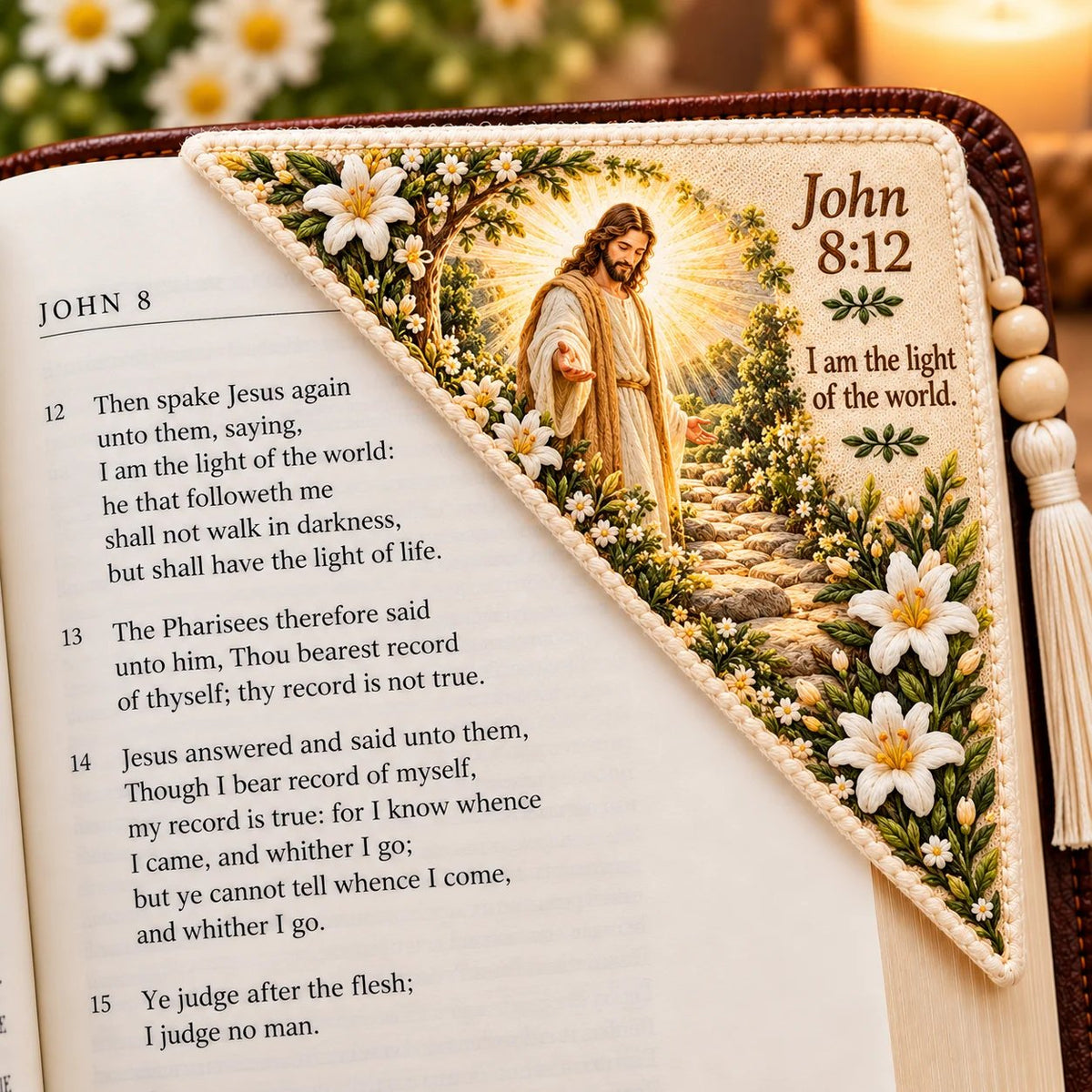 🔥LAST DAY 50% OFF - ✝️ Embroidered Bible Corner Bookmarks