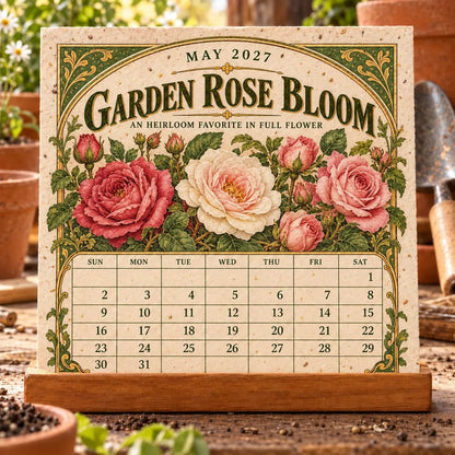 🌱 2027 Heirloom Garden Plantable Seed Calendar🌼