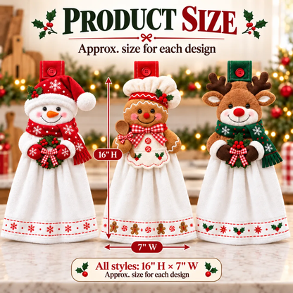 Christmas Hanging Kitchen Hand Towel